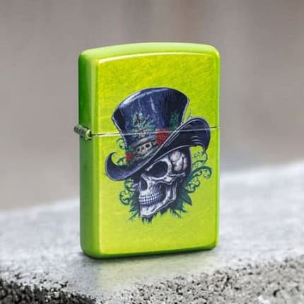 Zippo upaljač steampunk lobanja dizajn