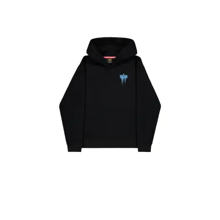 DUKS alpha spray print hoodie #266336 black