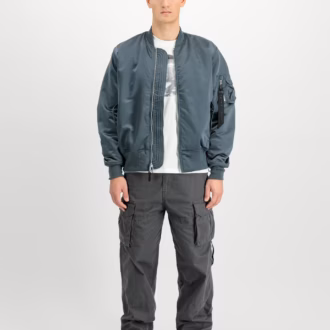 jakna alpha industries jacket base flight #756111 denim blue 4