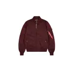 jakna alpha industries ma1 tt light #191103 dark maroon