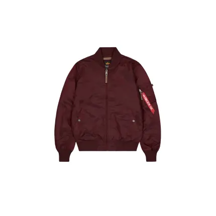 jakna alpha industries ma1 tt light #191103 dark maroon