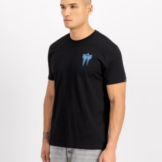 majica alpha spray print #266526 03 black 4