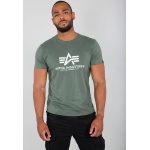 majica alpha industries basic #100501 432 vintage green