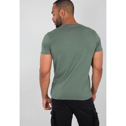 majica alpha industries basic #100501 432 vintage green