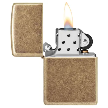 zippo upaljac 201fb antique brass 2
