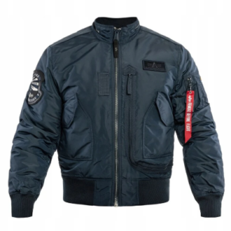 jakna alpha industries engine replica blue