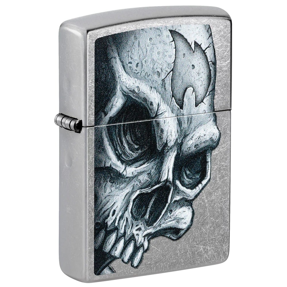 46587-1.jpg Zippo upaljač 46587 Skull and Flame