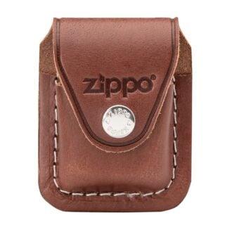 Zippo kožna futrola za upaljač braon sa klipsom