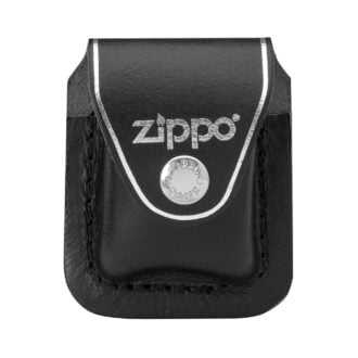 Zippo kožna futrola za upaljač crna sa klipsom