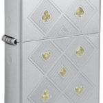 Zippo Poker Pattern upaljač satin chrome