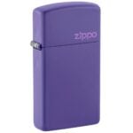 Zippo upaljač 1637ZL Slim Purple Matte sa Zippo logom