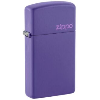 Zippo upaljač 1637ZL Slim Purple Matte sa Zippo logom