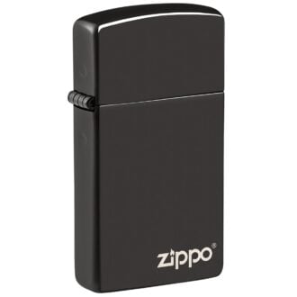 Zippo upaljač 28123ZL Slim Ebony sa Zippo logom