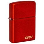 Zippo upaljač 49475ZL Classic Metallic Red sa Zippo logom