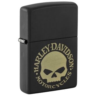 Zippo upaljač Harley-Davidson Skull crni