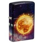 Zippo upaljač Planets in Space Tumbled Brass